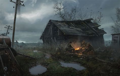 Wallpaper S. T. A. L. K. E. R. 2, Concept Art, Fan Art, Sergey Zabelin ...