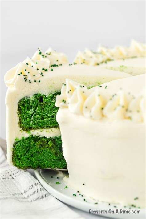 Green Velvet Cake - Delicious St. Patrick's Day Dessert