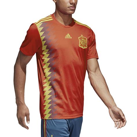 Adidas Men's Spain Home Soccer Football Jersey Red/Bold Gold CX5355 - WOOKI.COM