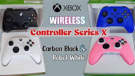 UNBOXING Xbox Series X Controller (Robot White and Carbon Black) - YouTube