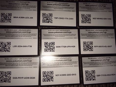 Some TCG codes : r/pokemon