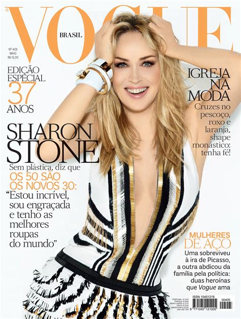 Sharon Stone Throughout the Years in Vogue | Vogue magazine covers, Vogue brazil, Vogue magazine