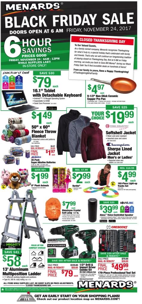 Menards Black Friday 2018 Ad Deals - Funtober