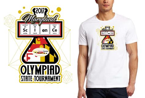 2017 Maryland Science Olympiad State Tournament MD vector logo design for t-shirt UrArtStudio ...