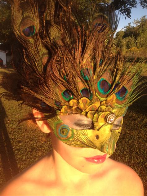 Peacock Mask | Etsy