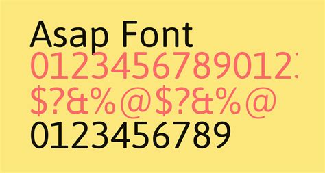 Asap free Font - What Font Is