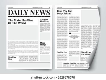 Newspaper Advert Template - Photoshop psd