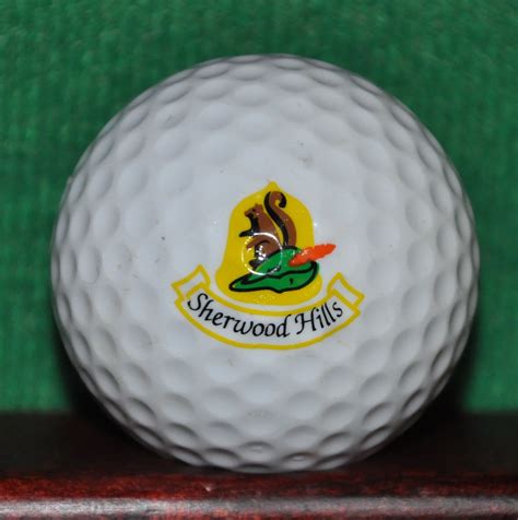 Vintage Acushnet Golf Ball with Sherwood Hills Squirrel Logo | Golf ...