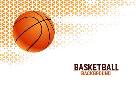 Free Vector | Basketball championship tournament background with triangle patterns