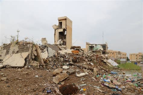 War-torn cities in Iraq keen to boost reconstruction efforts by recycling debris