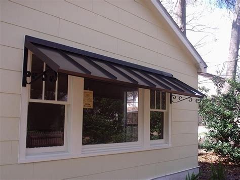 Residential Aluminum Awnings | Classic metal window awnings with the Double S scrolls ( Harbor ...