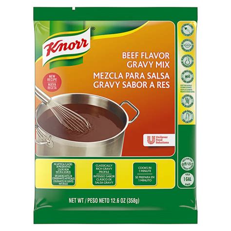 Knorr Beef Gravy Mix - 6/Case (12.66 oz. Packs)