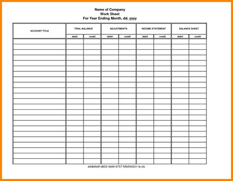 Free Printable Finance Sheets | Free Printable