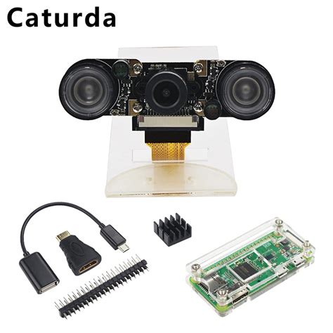 Raspberry Pi Zero Camera kit 5MP Night Vision Camera with Case Aluminum ...