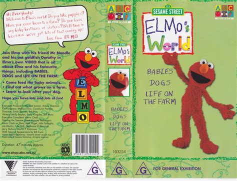 SESAME STREET ELMO S WORLD ~A RARE FIND~ VHS VIDEO PAL | eBay