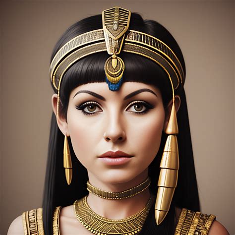 Cleopatra portrait (generated by AI) by archonom on DeviantArt