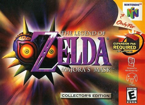 The Legend of Zelda Majora`s Mask - N64 | Caixa de arte, Zelda, Legend ...