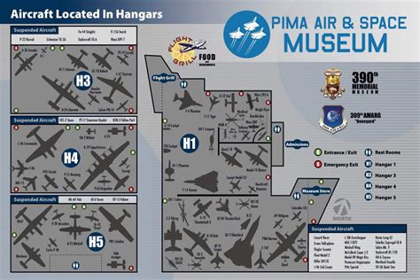 Museum Map | Pima Air & Space Museum