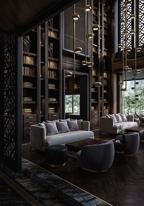 Lobby Lounge of Puli Hotel in China on Behance