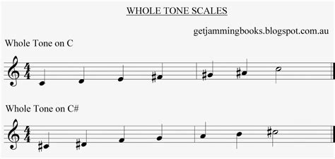 Get Jamming: WHOLE TONE SCALES