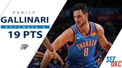 Danilo Gallinari's Full Highlights: 19 PTS vs Warriors | 2019-20 NBA Season - 11.9.19 - YouTube