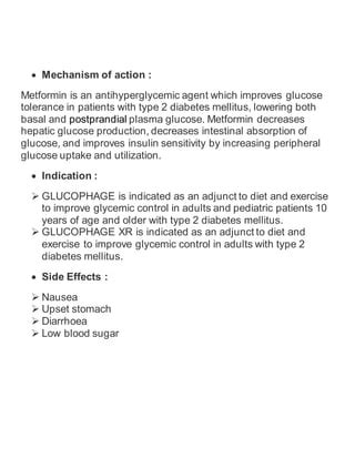 Leaflet (Metformin) By Abhijit Gaikwad | PDF