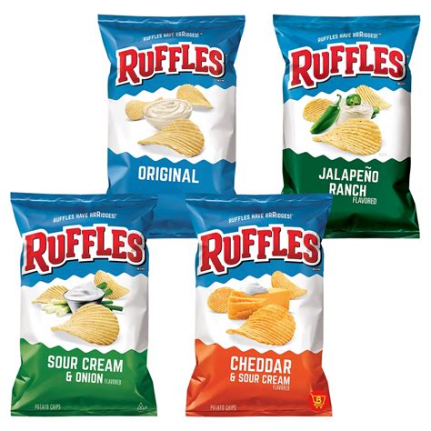 Tostitos Restaurant Style Tortilla Chips Ruffles Regular Potato Chips ...