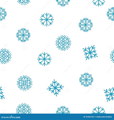 Snow seamless pattern stock vector. Illustration of vector - 76464184