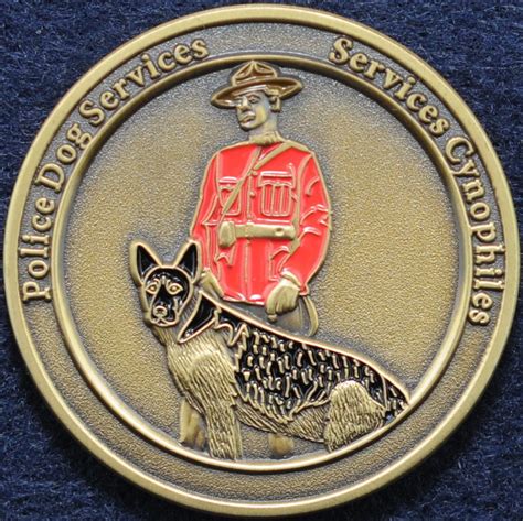 RCMP Police Dog Services | Challengecoins.ca