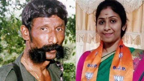 Stunning: Dreaded Veerappan's daughter Vidya is a lawyer, BJP Morcha President - Telugu News ...