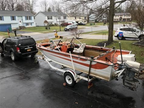 Boat Starcraft 18' fishing aluminum - Statcraft 1978 for sale