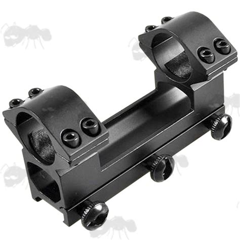 Weaver / Picatinny Rail One Piece Scope Ring Mount - 25mm & 30mm Rings