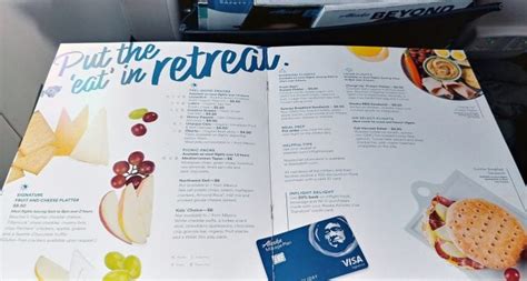 What are the Alaska airlines food options? Inflight Review