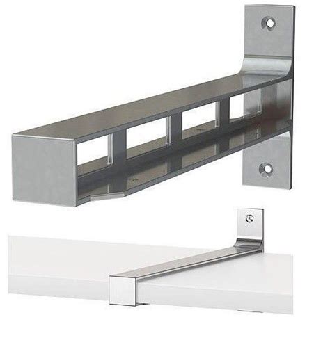 Ikea EKBY BJARNUM 11 inch long Connecting bracket for floating shelves, aluminum | Ikea ekby ...