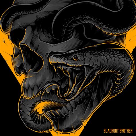 SKULL AND SNAKE :: Behance