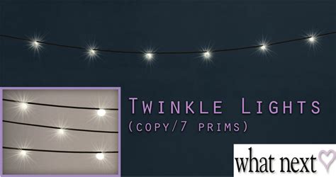 New! Twinkle String Lights - What Next