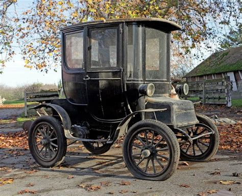 1910 Detroit Electric Model D Brougham | Vintage cars, Electric cars, Classic cars