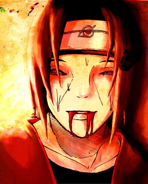 Itachi's last smile by 1o113r on DeviantArt