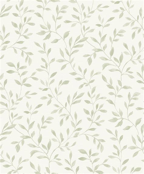 Grandeco Nerine Sage green Leaf Matt Wallpaper | Sage green wallpaper, Embossed wallpaper, Tree ...