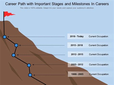 Career Path With Important Stages And Milestones In Careers ...