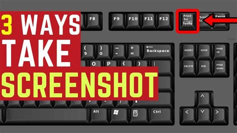 How To Take Screenshots On Your Pc Keyboard - TechSynchron