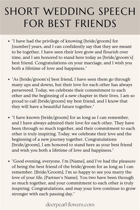 Best Friend Wedding Speech Examples & Ultimate Guide 2024 ️