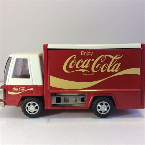 Vintage Toy Truck Coca Cola Delivery Truck Complete with