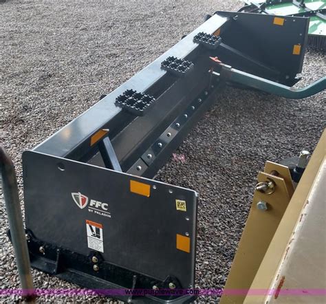 FFC snow plow box blade skid steer attachment in Andover, KS | Item BC9206 sold | Purple Wave