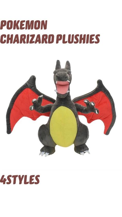 POKEMON CHARIZARD PLUSHIES 4STYLES | Pokemon charizard, Charizard, Pokemon