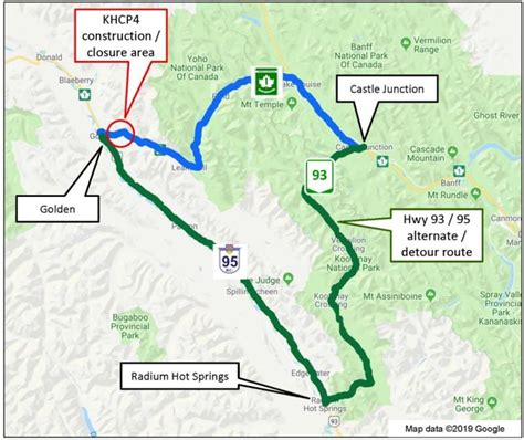 Section of Hwy 1 in Kicking Horse Canyon to be closed for 15 days this fall | CBC News