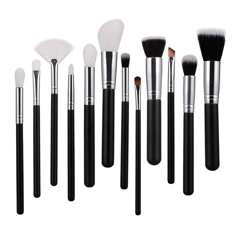 12pcs Complete Makeup Brush Set Professional Concealer Foundation ...