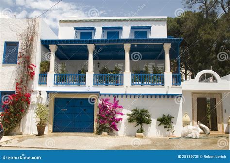 Architecture Tunisia Africa Sidi Bou Said Stock Image - Image of ...