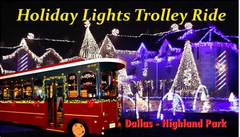 Holiday Lights Trolley Ride - Big D Fun Tours