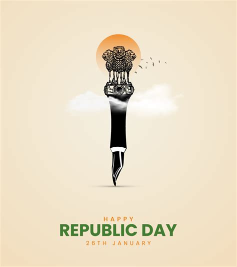 Indian Republic Day Celebrations Creative ads. Republic day creative design for social media ...